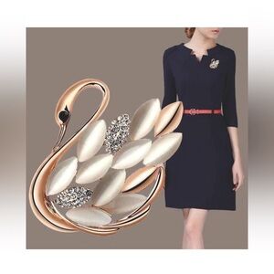 Swan Brooch